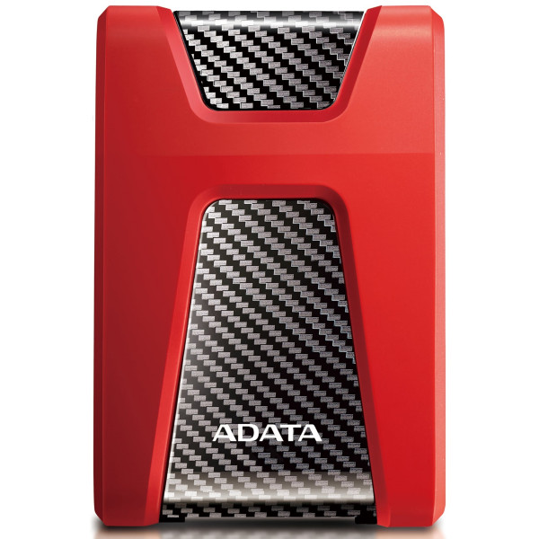 Фото - Жорсткий диск зовнішній ADATA Durable HD650 2TB USB 3.1 Red (AHD650-2TU31-CRD)