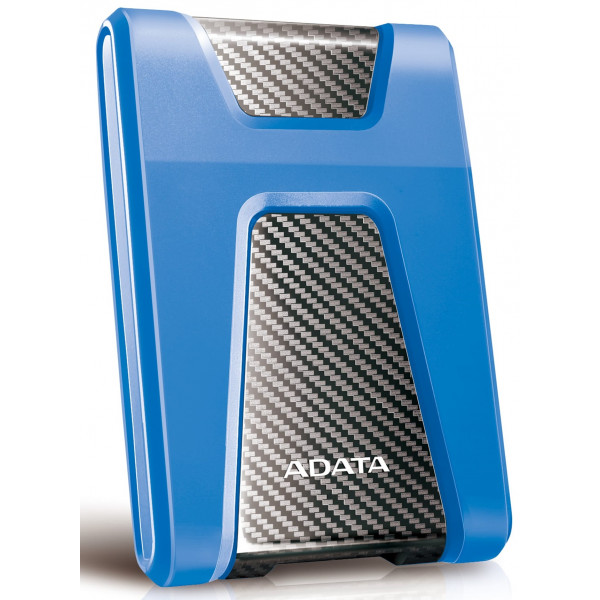 Фото - Жорсткий диск зовнішній ADATA Durable HD650 2TB USB 3.1 Blue (AHD650-2TU31-CBL)