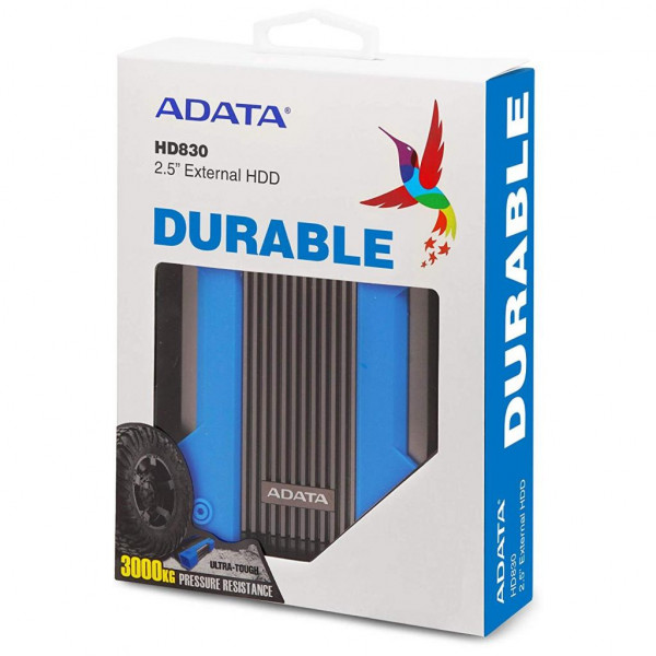 Фото - Жесткий диск внешний ADATA HD830 2TB USB 3.1 Blue (AHD830-2TU31-CBL)