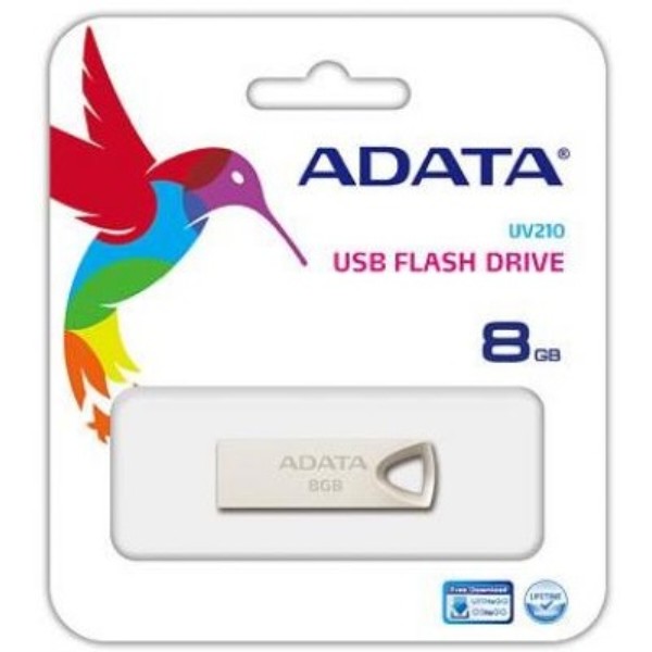 Фото - Флеш USB ADATA UV210 8GB USB 2.0 Metal (AUV210-8G-RGD)