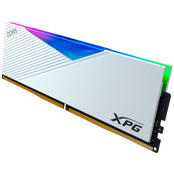 Фото - Память DDR ADATA XPG Lancer RGB White DDR5 5200MHz 32GB Kit 2x16GB (AX5U5200C3816G-DCLARWH)