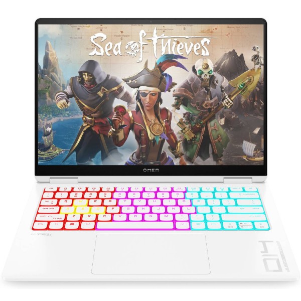 Фото - Ноутбук ігровий HP OMEN Gaming 14-fb0022ua (A49ZSEA) Ceramic White Aluminum