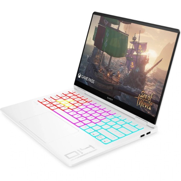 Фото - Ноутбук ігровий HP OMEN Gaming 14-fb0022ua (A49ZSEA) Ceramic White Aluminum