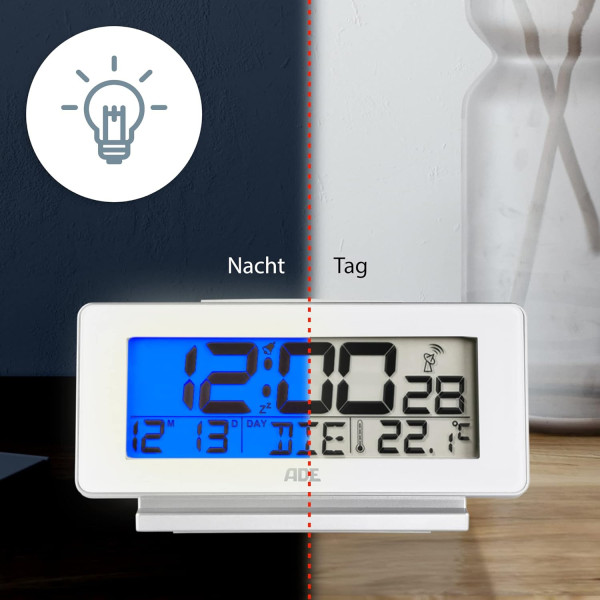 Фото - Радіогодинник ADE CK1703-1 White