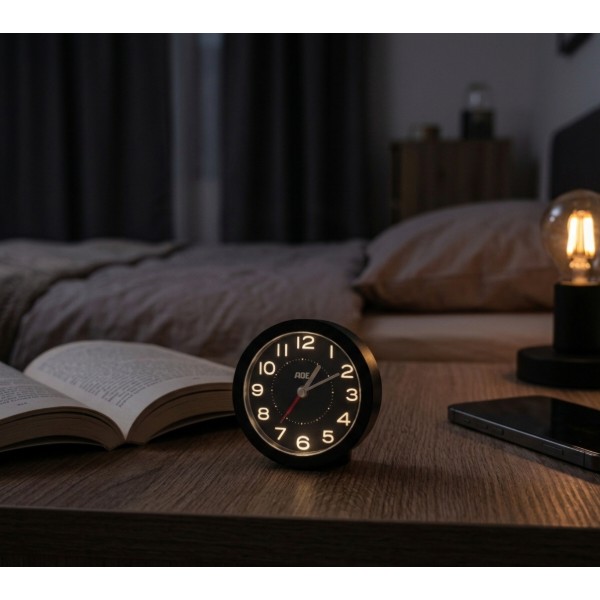 Фото - Настольные часы ADE с датчиком ночного освещения CK 1820 Black