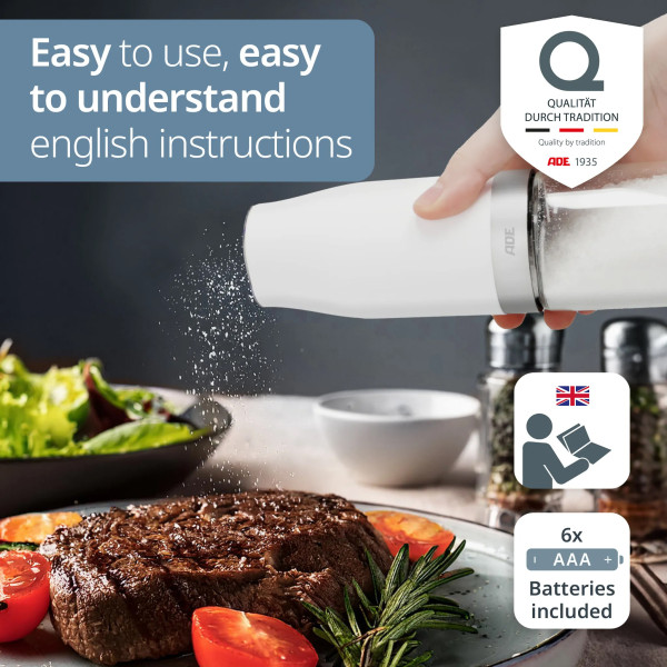 Фото - Млинок для спецій ADE KG2407-2 White