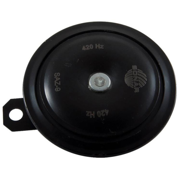 Фото - Сигнал автомобільний SONAR дисковий, двоконтактний, без реле, 12В,420 Гц (SAZ-9) Фото - Сигнал автомобільний SONAR дисковий, двоконтактний, без реле, 12В,420 Гц (SAZ-9)