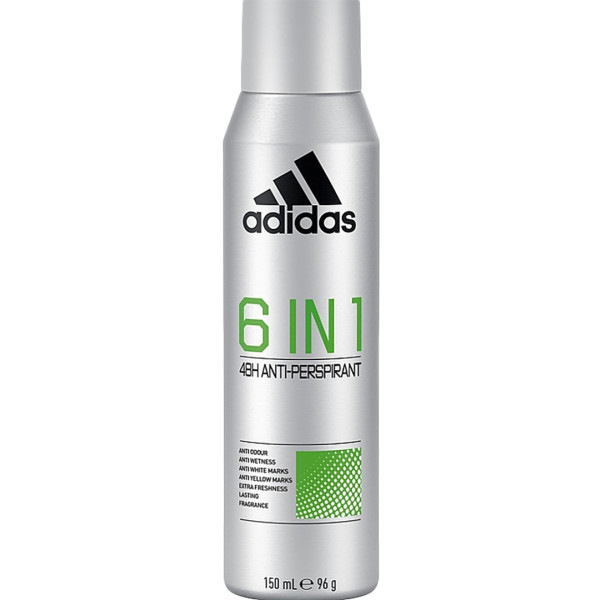Фото - Дезодорант аэрозольный Adidas 6в1 150 мл (3616303440152)