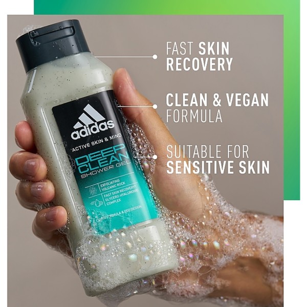 Фото - Гель для душа Adidas Pro line Deep Clean 400 мл (3616303444631)
