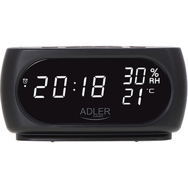 Фото - Настольные часы Adler AD 1186 Black
