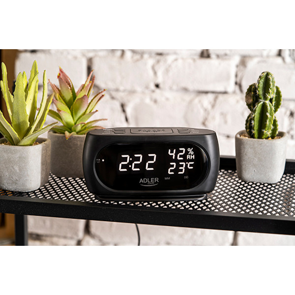 Фото - Настольные часы Adler AD 1186 Black