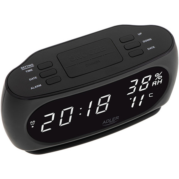 Фото - Настольные часы Adler AD 1186 Black