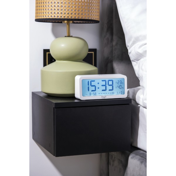 Фото - Термогигрометр Adler AD 1195 White