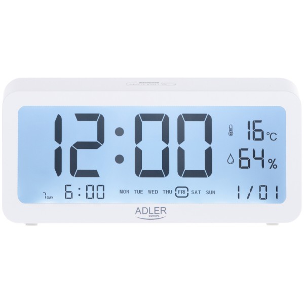 Фото - Термогигрометр Adler AD 1195 White