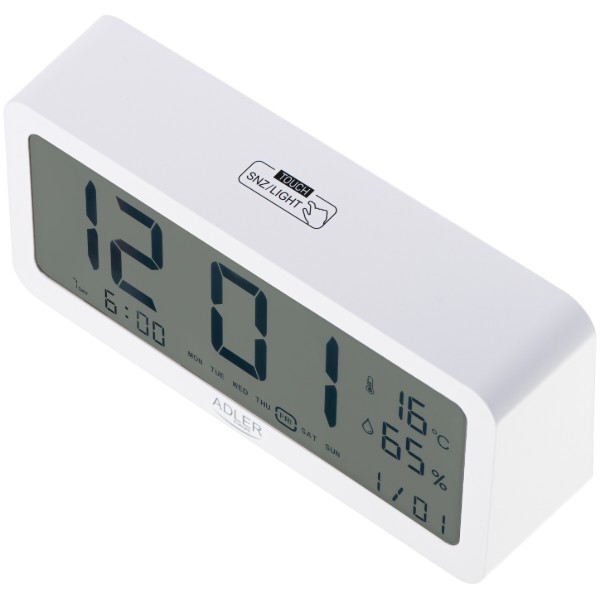 Фото - Термогигрометр Adler AD 1195 White