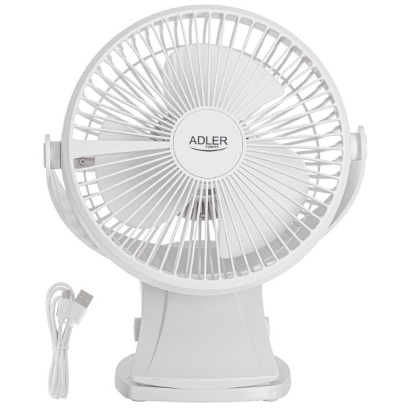 Фото - Вентилятор настольный Adler AD 7342 white