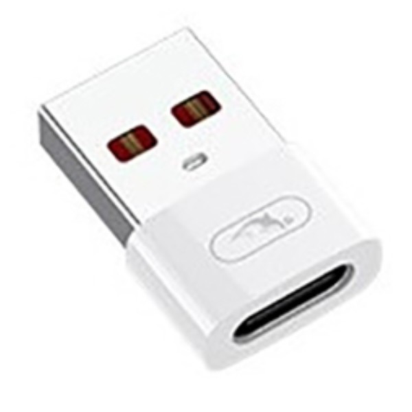 Фото - Переходник аудио SkyDolphin OT08 Mini USB Type-C - USB (F/M) white (ADPT-00032)