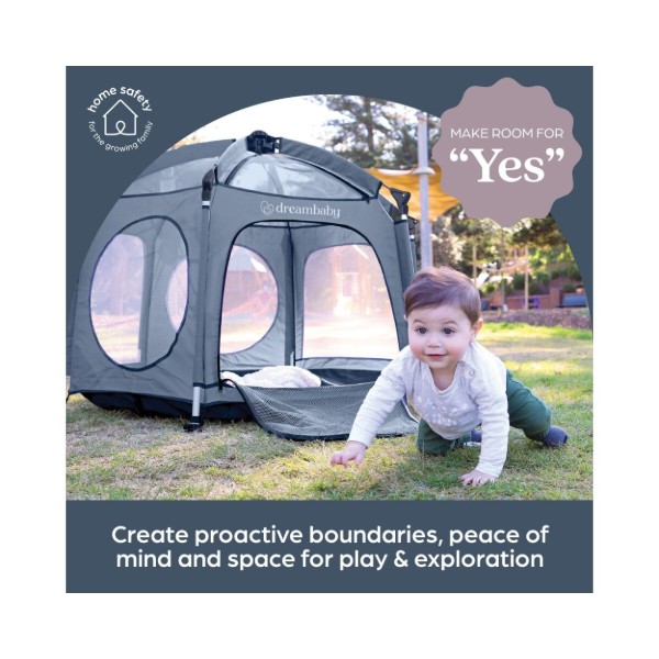 Фото - Манеж классический DreamBaby Adventure Blue/Grey (G9510)