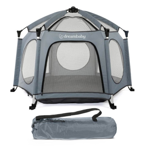 Фото - Манеж классический DreamBaby Adventure Blue/Grey (G9510) Фото - Манеж классический DreamBaby Adventure Blue/Grey (G9510)