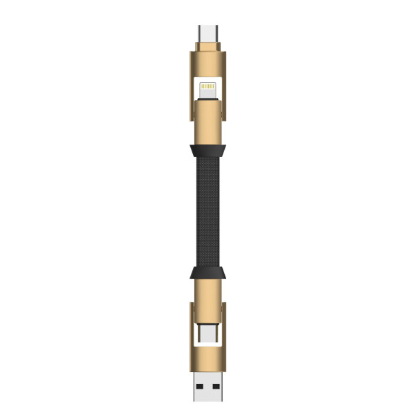 Фото - Кабель синхронізації даних Rolling Square inCharge 6 Gold (SIX03R)