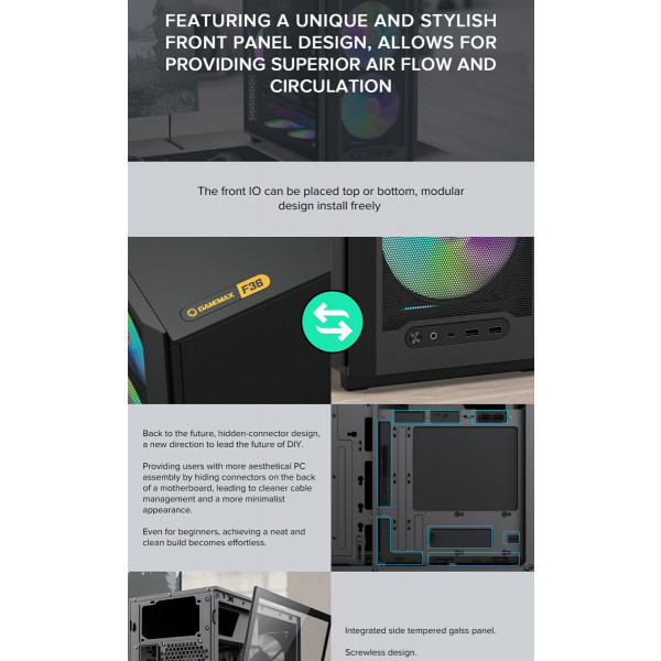 Фото - Корпус Gamemax F36 BK