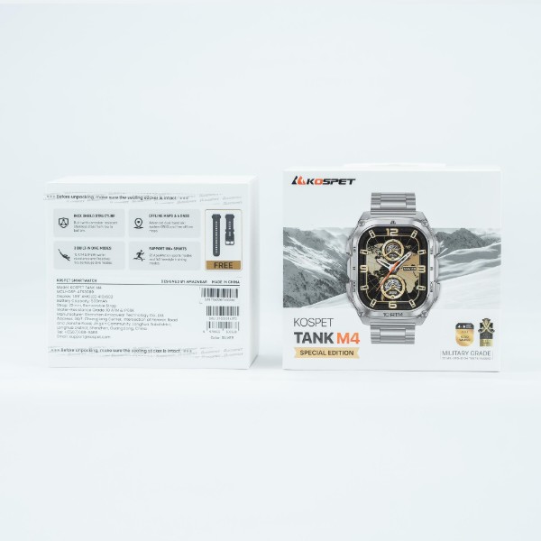 Фото - Смарт-годинник KOSPET TANK M4 SE SILVER