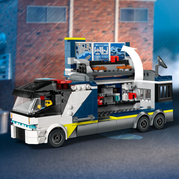 Фото - Конструктор LEGO City Передвижная полицейская криминалистическая лаборатория (60418)