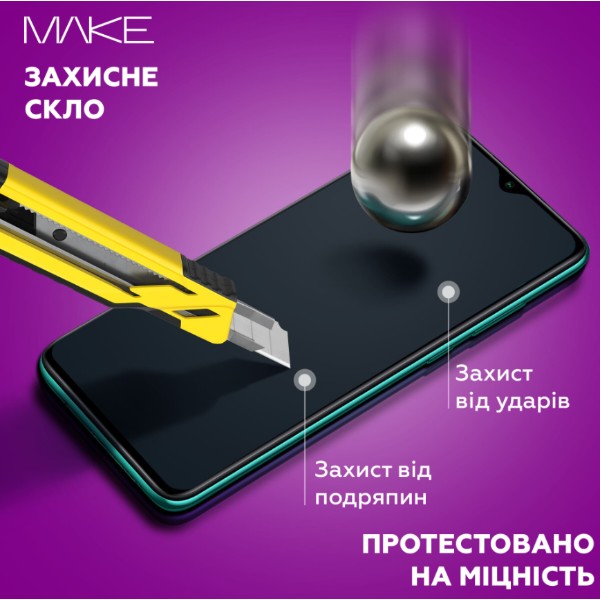 Фото - Защитное стекло для смартфона MAKE ForXiaomi Redmi Note 17 Pro/17 Pro Max (MGF-XRN17P/17PM)