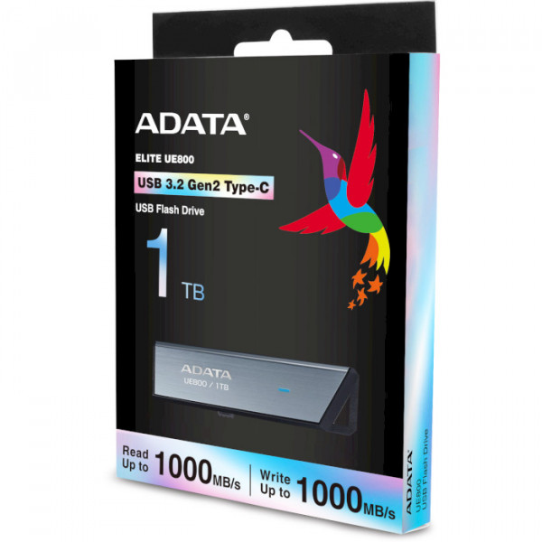 Фото - Флеш USB ADATA USB-C 1TB SILV (AELI-UE800-1T-CSG)