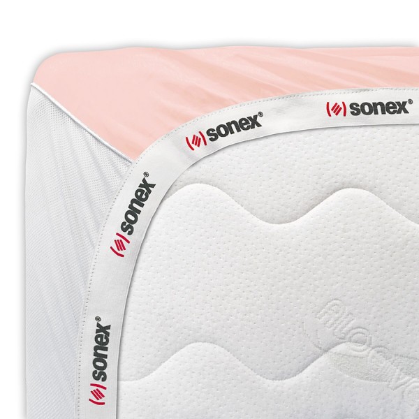 Фото - Простирадло двоспальне Sonex Aero Light Peach 160x200x25 (SO102322)