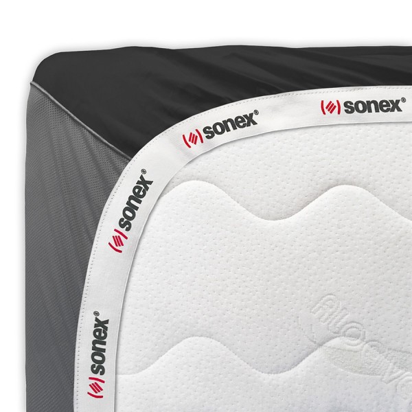 Фото - Простирадло полуторне Sonex Aero Black Diamond 140x200x25 см (SO102296)