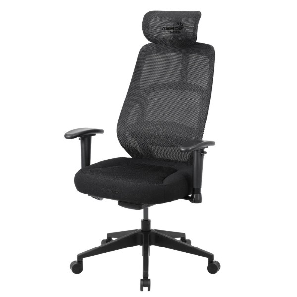 Фото - Крісло для геймерів AEROCOOL SKY Lite Mesh Black (TEGC-3106101.11)