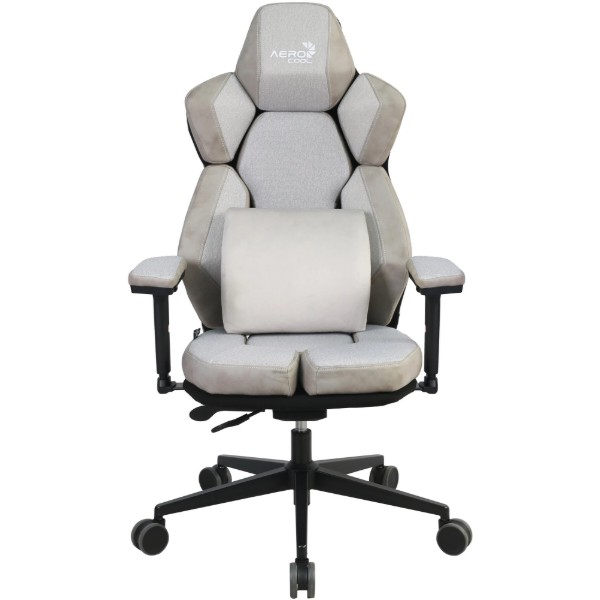 Фото - Крісло для геймерів AEROCOOL XTAL Loft Air Light Grey (TEGC-2100104.41)
