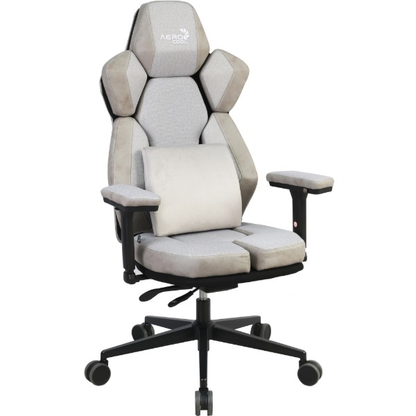 Фото - Крісло для геймерів AEROCOOL XTAL Loft Air Light Grey (TEGC-2100104.41)
