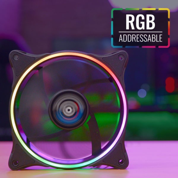 Фото - Корпусный вентилятор AEROCOOL Eclipse 12 ARGB 6-Pin