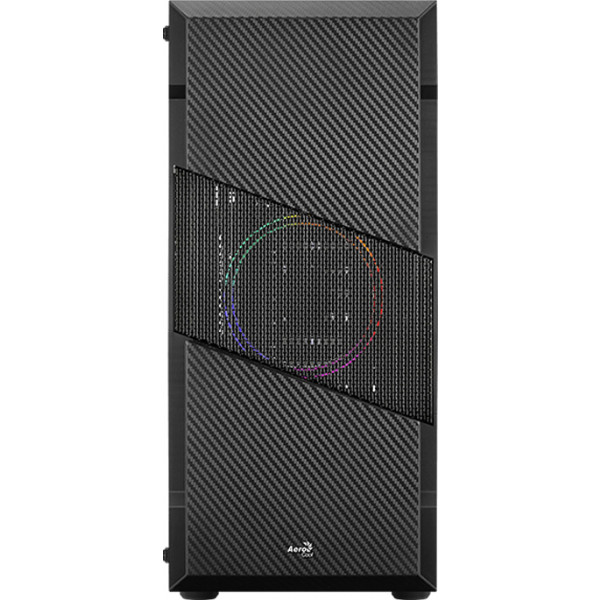 Фото - Корпус AEROCOOL Menace Saturn FRGB-G-BK-v1 Black без БП