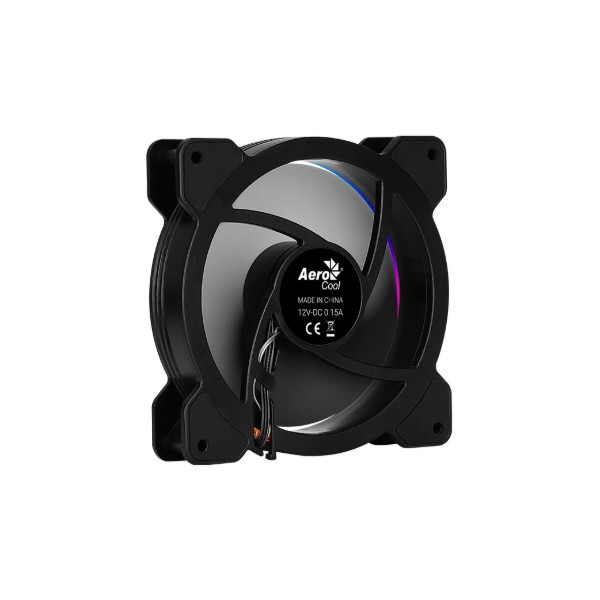 Фото - Корпусный вентилятор AEROCOOL Saturn 12 FRGB, 120х120х25 мм, 3-Pin Molex