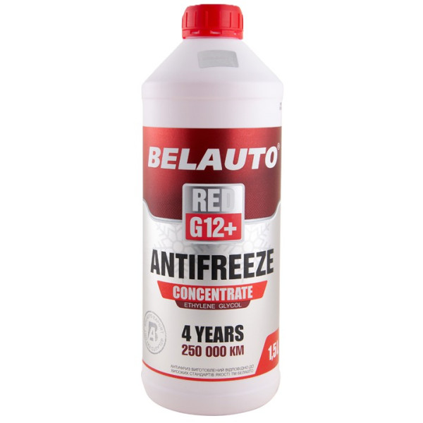 Фото - Антифриз BelAuto Концентрат червоний 1,5 л (AF1315)