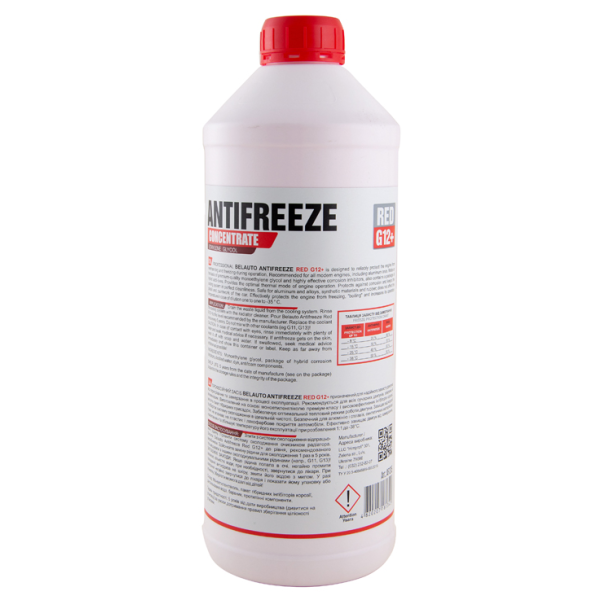 Фото - Антифриз BelAuto Концентрат червоний 1,5 л (AF1315)