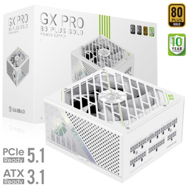 Фото - Блок живлення для ПК Gamemax GX PRO 850G WH