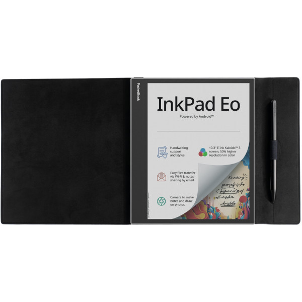 Фото - Чохол для електронної книги PocketBook InkPad Eo, Flip Cover Black (FL-1042-BK-WW)