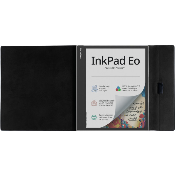 Фото - Чохол для електронної книги PocketBook InkPad Eo, Flip Cover Black (FL-1042-BK-WW)