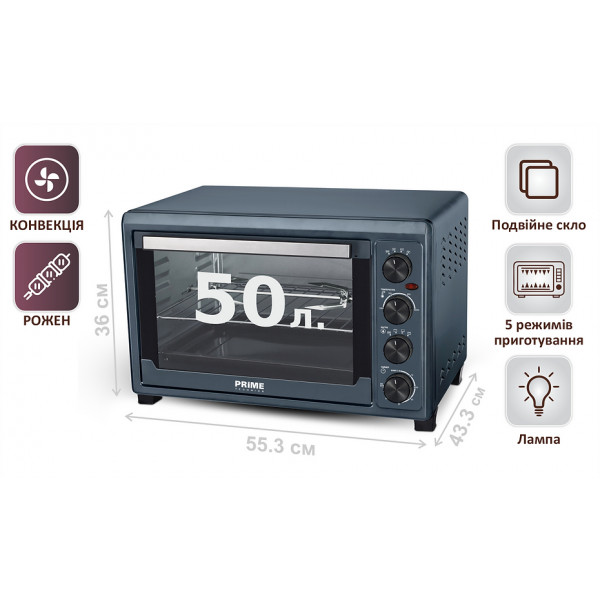 Фото - Піч електрична Prime Technics PEO 5289 G