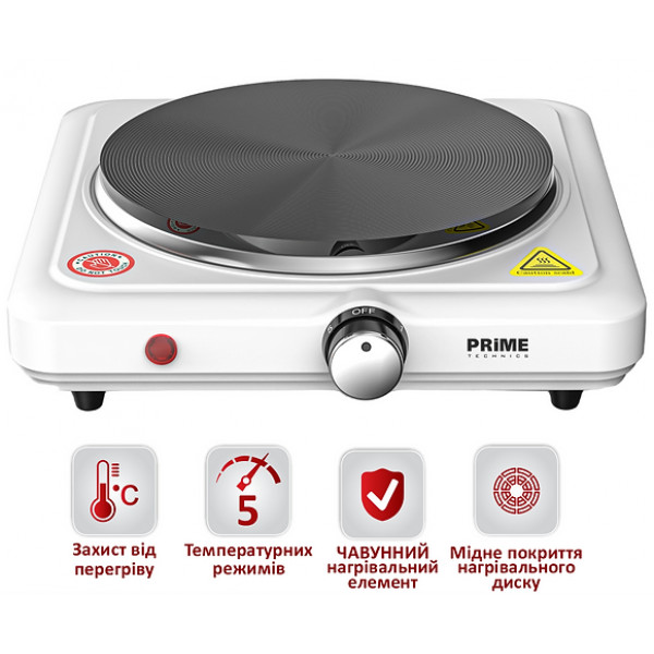 Фото - Плита электрическая настольная Prime Technics PEC 1518
