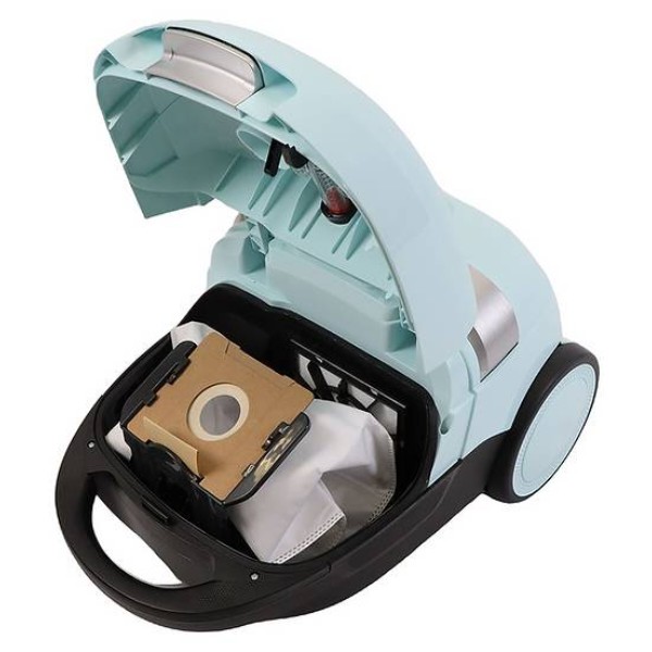 Фото - Пилосос для сухого прибирання з мішком Prime Technics PVC 4198 Aero blue