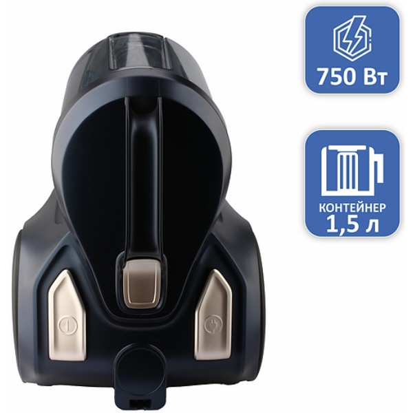 Фото - Пылесос для сухой уборки без мешка Prime Technics PVC 127 Compact care
