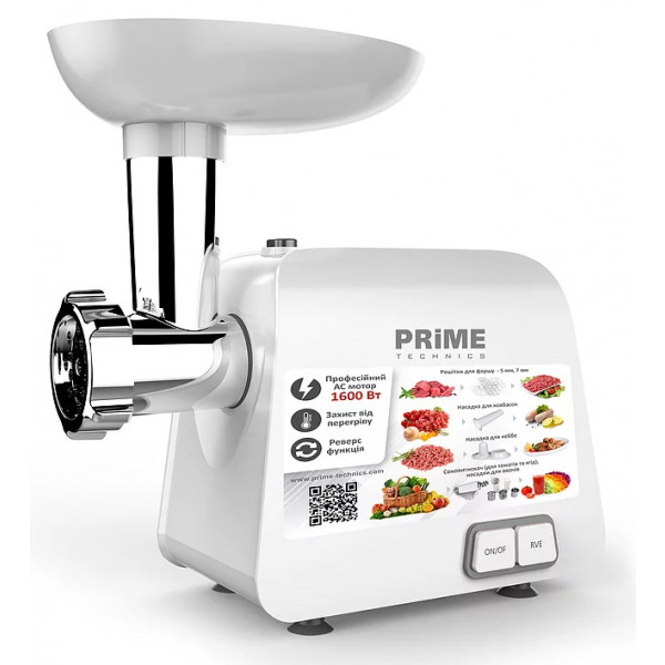 Фото - Мясорубка Prime Technics PG 1603 W