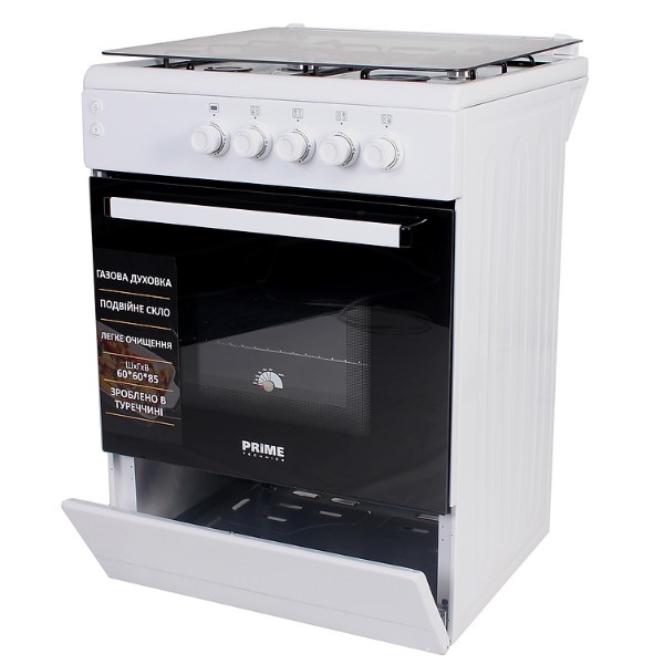 Фото - Уцінка - Плита газова Prime Technics PSG 64017 W