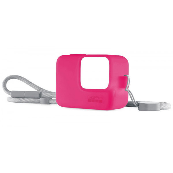Фото - Чохол для екшн-камери GoPro Sleeve&Lanyard Electric Pink (ACSST-011)