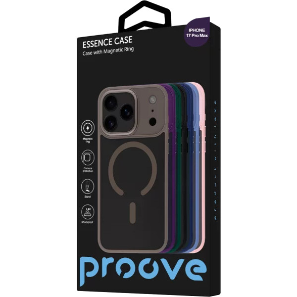 Фото - Чохол для смартфону Proove Essence Case with Magnetic Ring iPhone 17 Pro Max deep purple (PCECIP17PM04)
